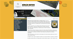 Desktop Screenshot of birlikbeton.com